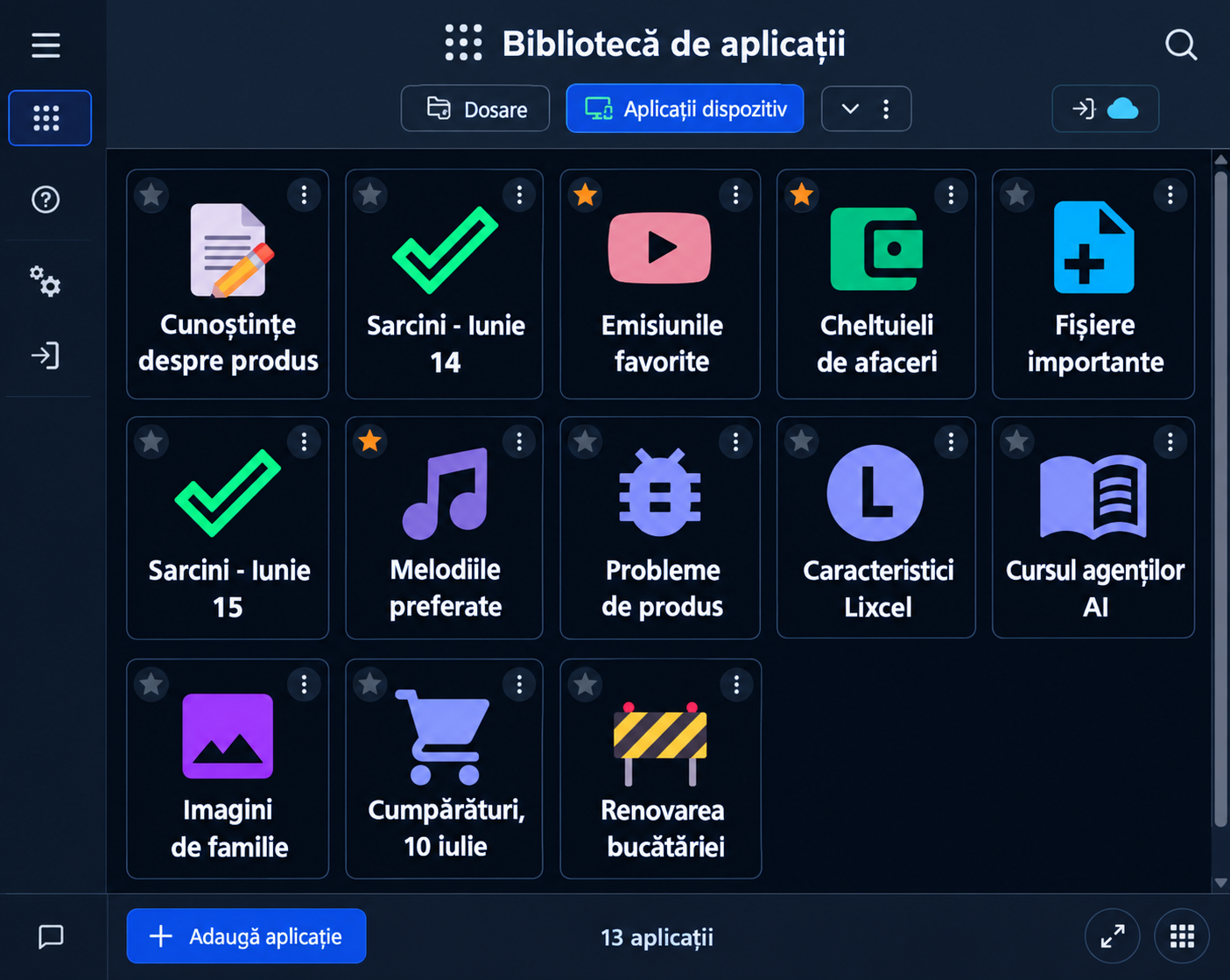 Lixcel app library